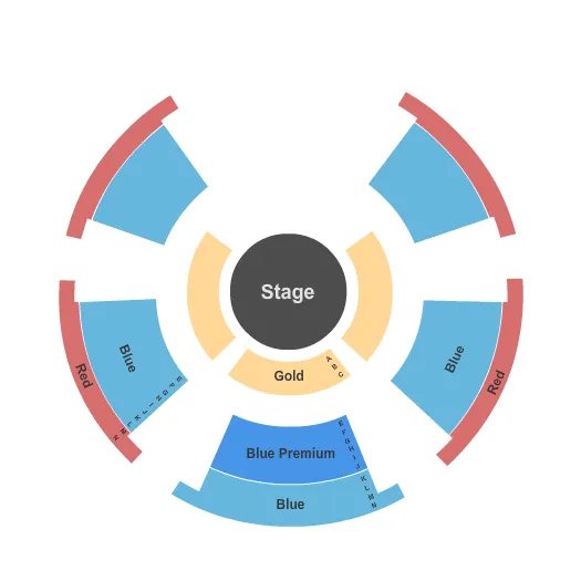 seating chart for Sunset Mall - Cirque Italia - Static - eventticketscenter.com